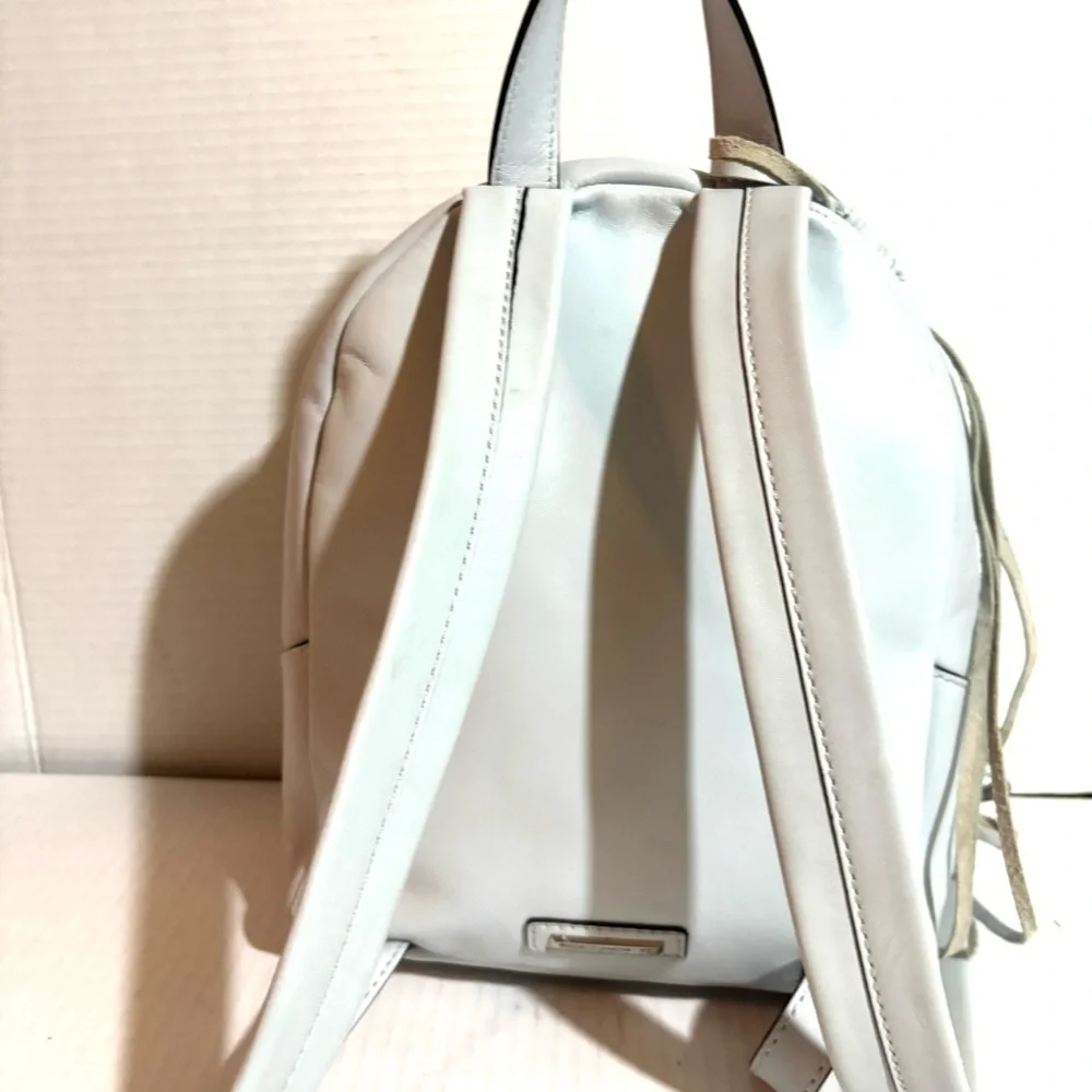 Stylish Gray. / blue Star-Patterned Backpack